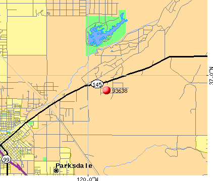Madera Acres, CA (93638) map