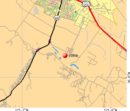 Prunedale, CA (93908) map