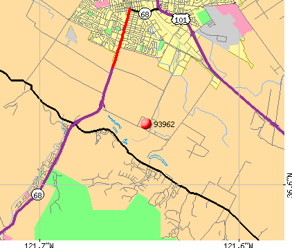 Spreckels, CA (93962) map