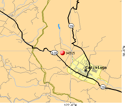 Calistoga, CA (94515) map