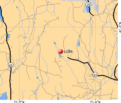 Stephentown, NY (12169) map