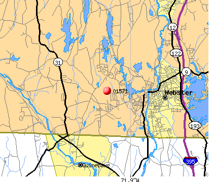 Dudley, MA (01571) map