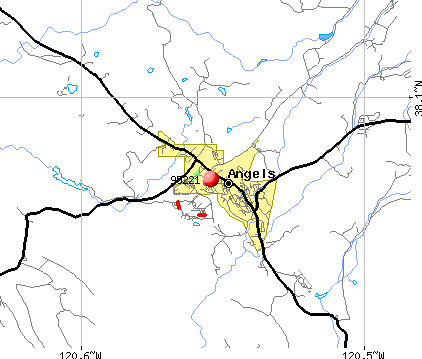 , CA (95221) map