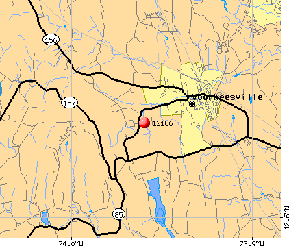 Voorheesville, NY (12186) map