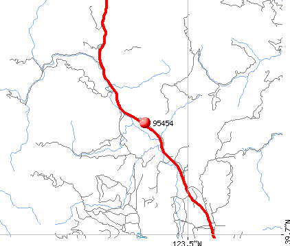 Laytonville, CA (95454) map