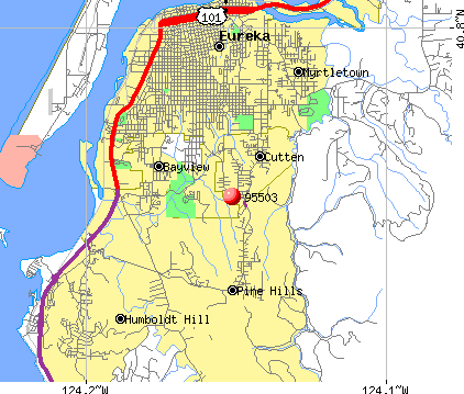 Bayview, CA (95503) map