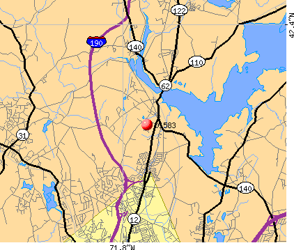 West Boylston, MA (01583) map
