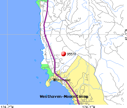 Trinidad, CA (95570) map