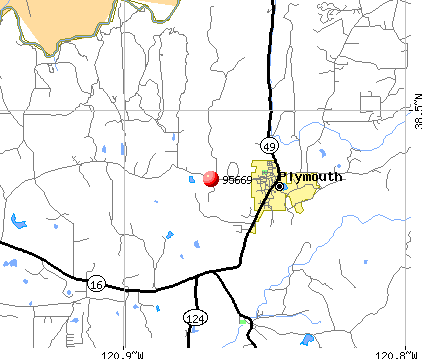 Plymouth, CA (95669) map