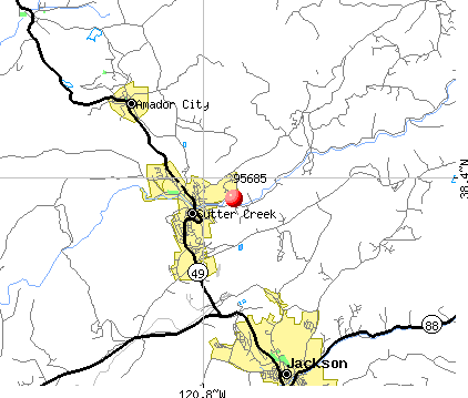 Sutter Creek, CA (95685) map