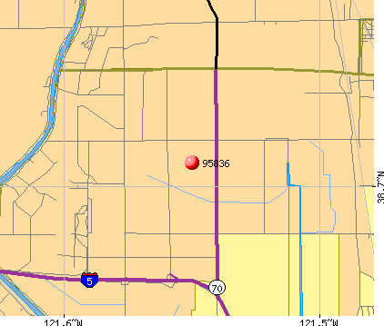 Sacramento, CA (95836) map