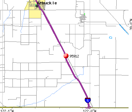 Arbuckle, CA (95912) map