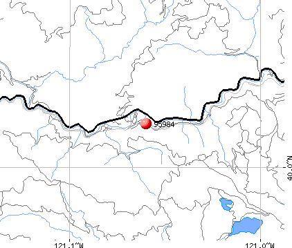 Twain, CA (95984) map
