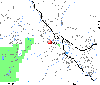 Johnsville, CA (96103) map