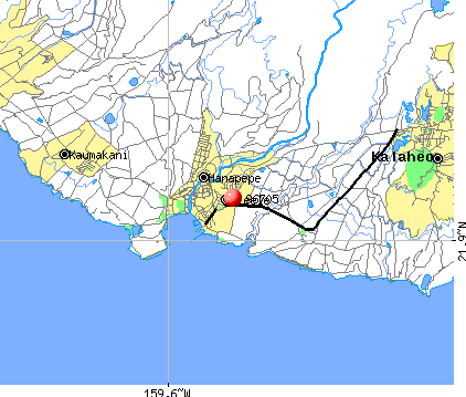 Eleele, HI (96705) map