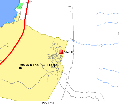 Puako, HI (96738) map