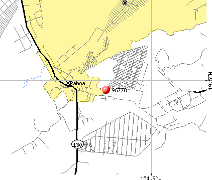 Pahoa, HI (96778) map