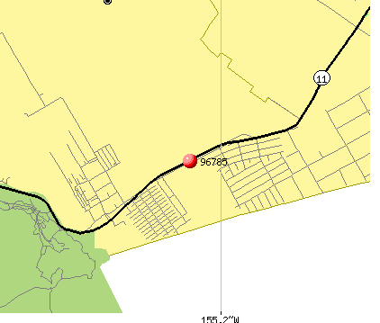 Volcano, HI (96785) map