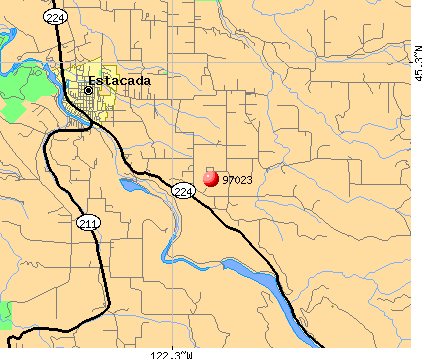 Estacada, OR (97023) map