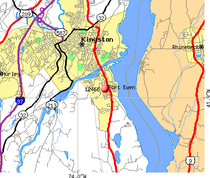 Port Ewen, NY (12466) map