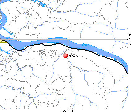 Winchester Bay, OR (97467) map