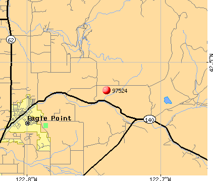 Eagle Point, OR (97524) map