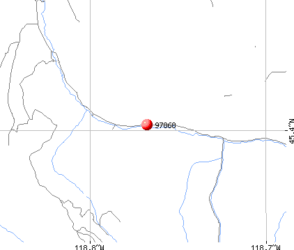 Pilot Rock, OR (97868) map