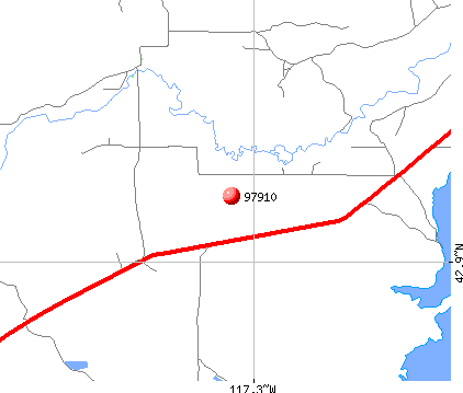Jordan Valley, OR (97910) map