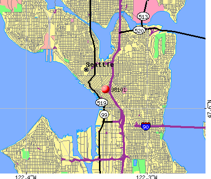 Zip Code Seattle Washington Map