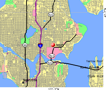 Zip Code Seattle Washington Map