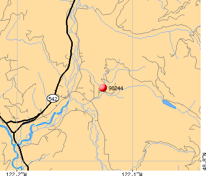 Deming, WA (98244) map