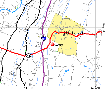 Clintondale, NY (12515) map