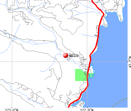 Brinnon, WA (98320) map