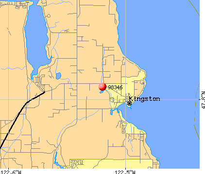 Kingston, WA (98346) map