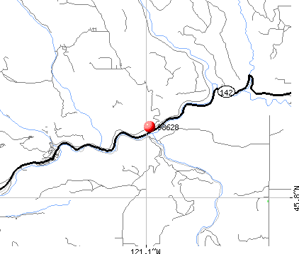 Klickitat, WA (98628) map