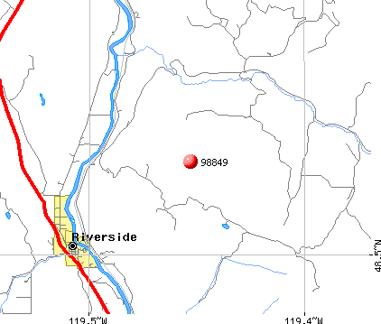 Riverside, WA (98849) map