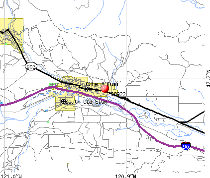 Cle Elum, WA (98922) map