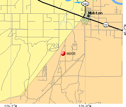 Mabton, WA (98935) map