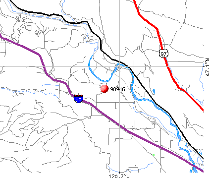 Thorp, WA (98946) map