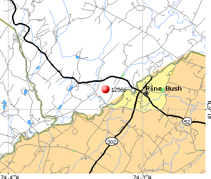 Walker Valley, NY (12566) map
