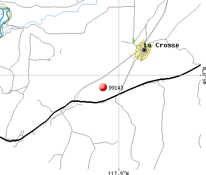 La Crosse, WA (99143) map