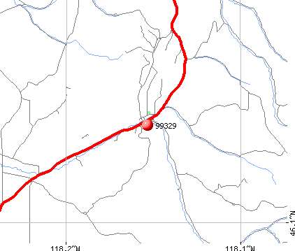 Dixie, WA (99329) map