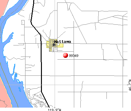 Mattawa, WA (99349) map