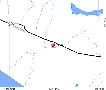 Cordova, AK (99574) map