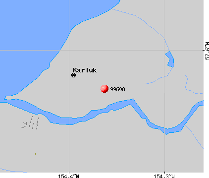 Karluk, AK (99608) map