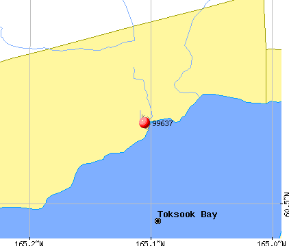 Toksook Bay, AK (99637) map