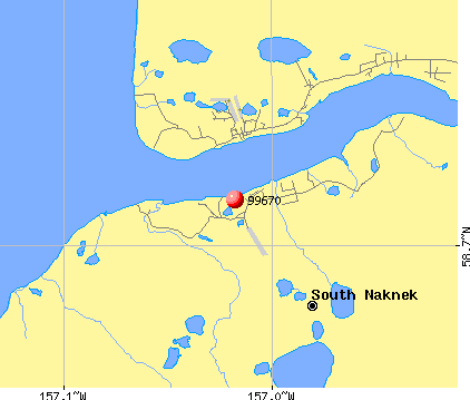 South Naknek, AK (99670) map