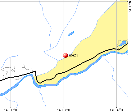 Sutton-Alpine, AK (99674) map
