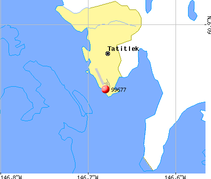 Tatitlek, AK (99677) map