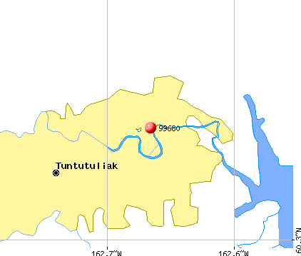 Tuntutuliak, AK (99680) map
